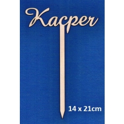 Sklejka #3mm Kacper 14x21cm , topper  / 8955